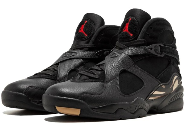 Air Jordan 8 Retro VIII OVO Black [Cheap Air Jordan Shoes 8 11]